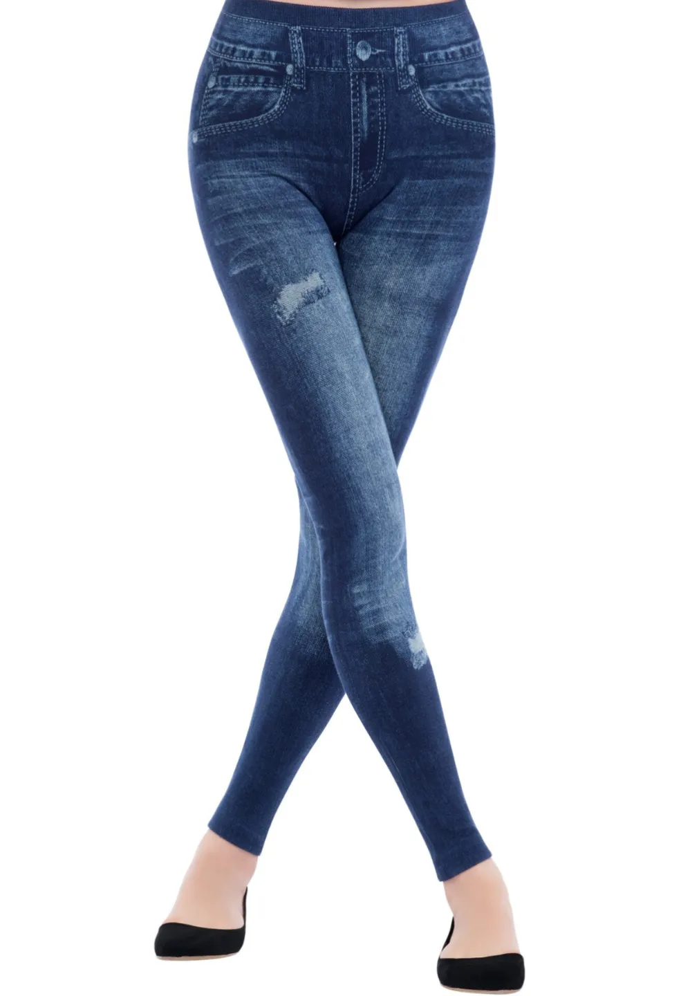 Colanți Penti model Denim Albastru – Look de blugi, confort de colanți - 1