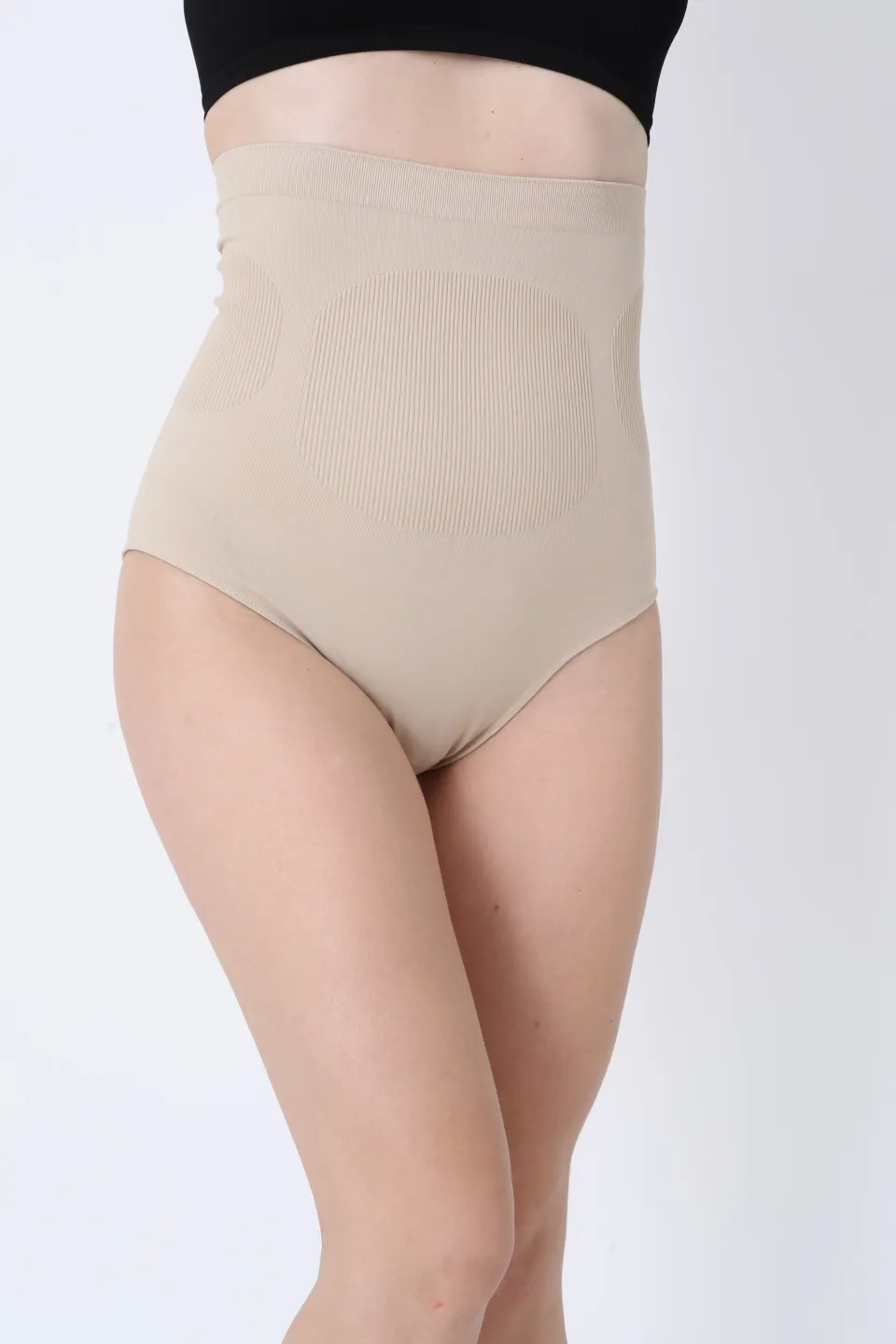 Corset modelator damă talie înaltă – bej - 2