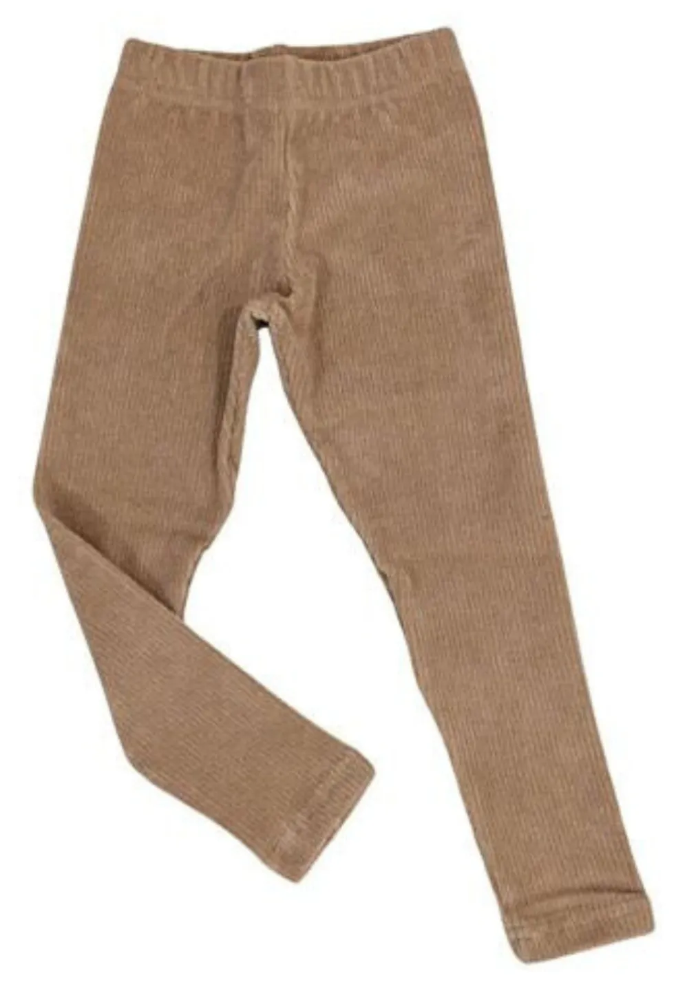 Colanți Penti ,,Stella'' bumbac, pantaloni lungi, model raiat, maro - 1