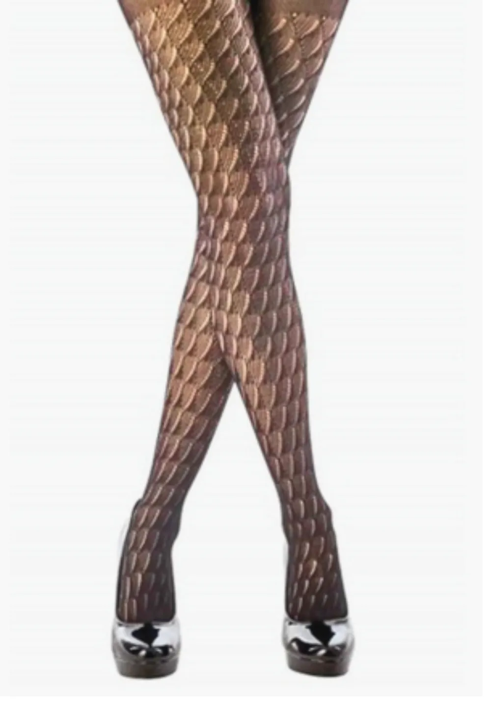 Dres damă Penti Colosio „Mirella”- Model croșetat cu plasă groasă, culoare nucșoară - 1