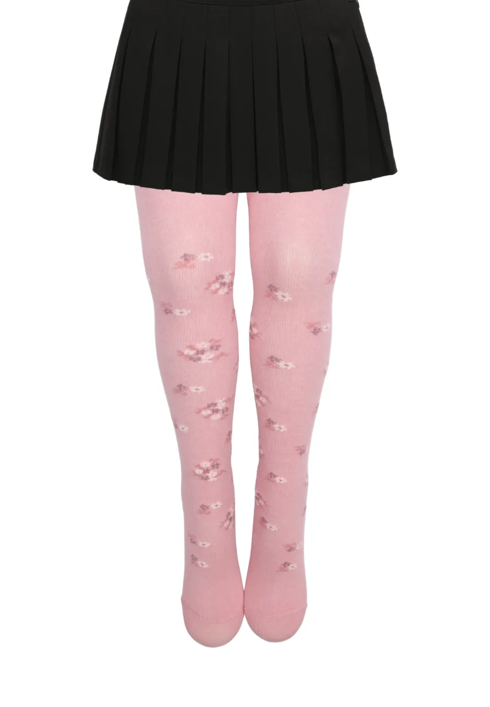 Dres copii roz cu floricele, moale și confortabil - 1