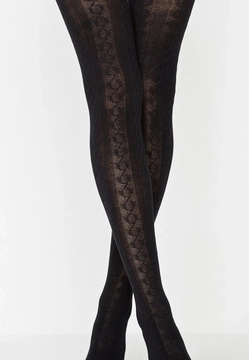 Dres damă Penti 180 DEN ,,Karina''- cu model, culoare negru - 1