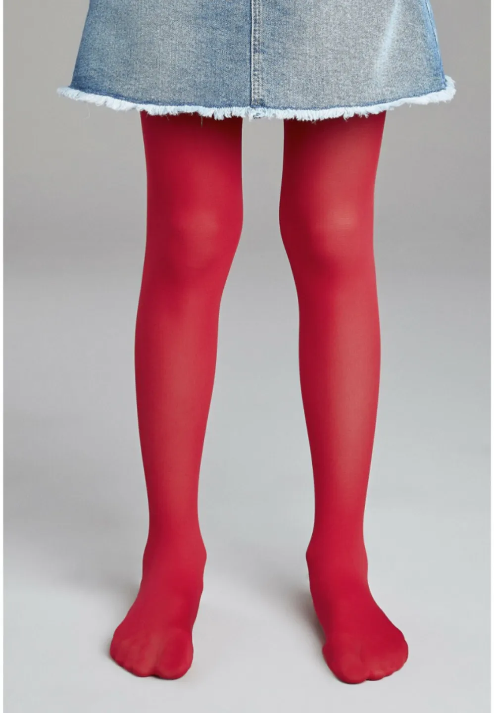 Dres fetițe Penti 40 DEN- mat, opac, rosu - 1