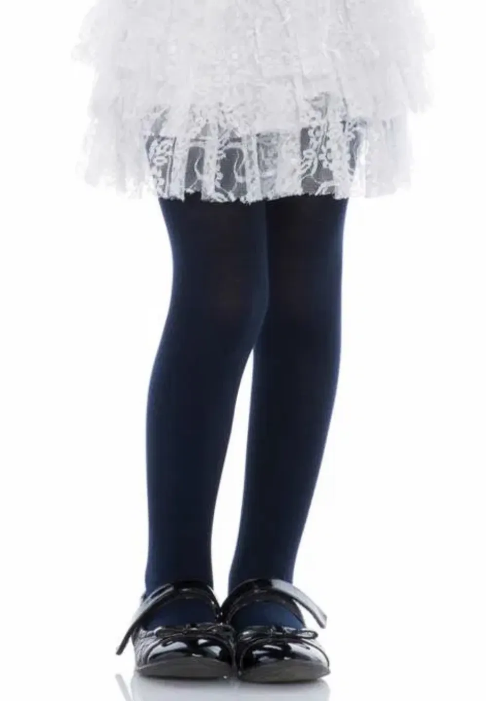 Dres fetițe Penti Micro 40 DEN- mat, opac, culoare bleumarin - 1