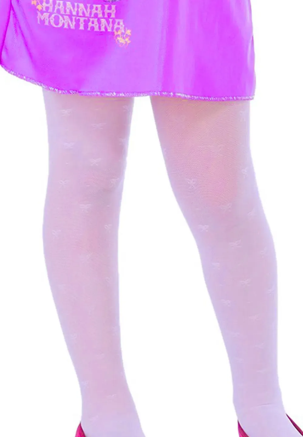 Dres fetițe Penti Pretty ,,Diana'', 20 den- mat, imprimeu fundițe, lila - 1