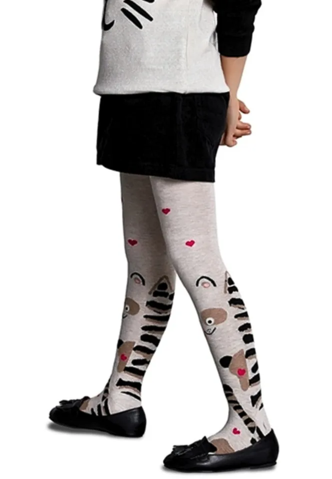 Dres fetițe Penti Pretty ,,Galen'', bumbac- imprimeu hazliu, culoare bej