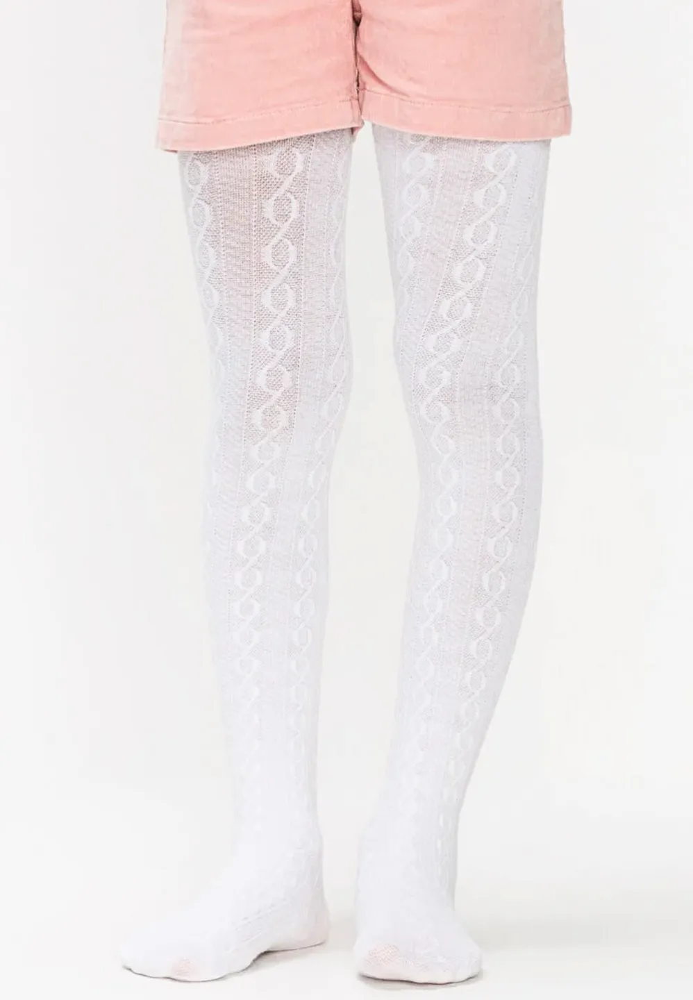 Dres fetițe Penti Pretty ,,Karina'', bumbac- imprimeu tricotat, alb - 1