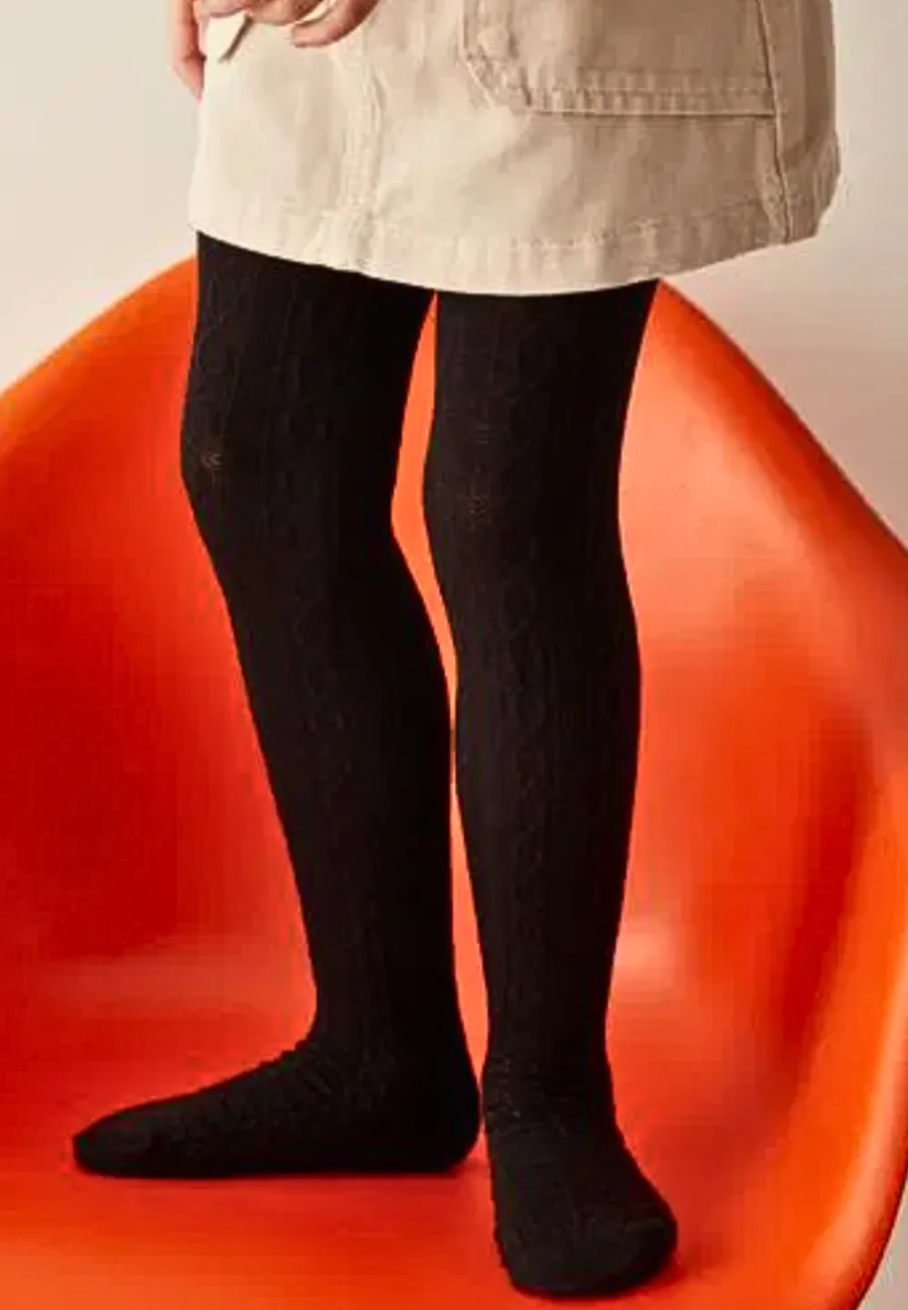 Dres fetițe Penti Pretty ,,Karina'', bumbac- imprimeu tricotat, negru - 1