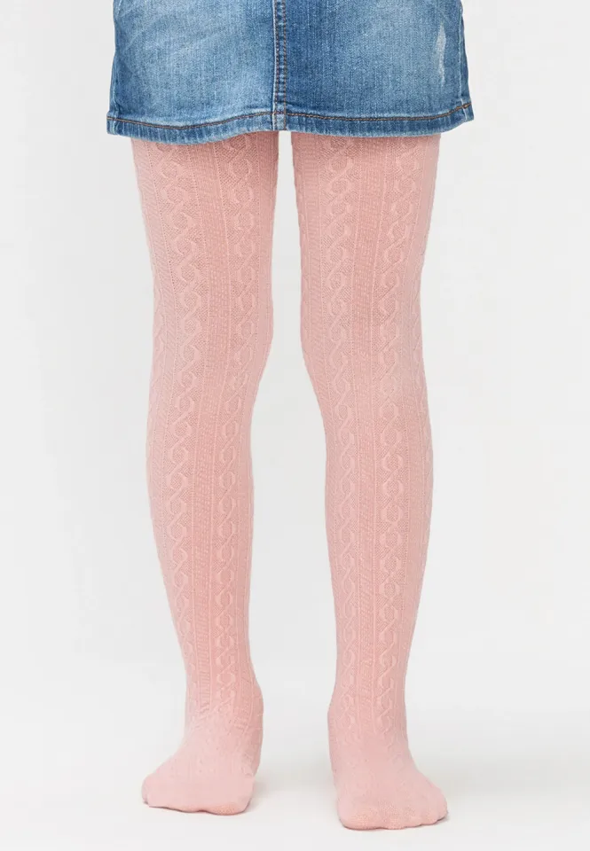 Dres fetițe Penti Pretty ,,Karina'', bumbac- imprimeu tricotat, roz pudră