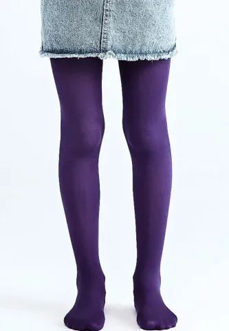 Dres fetițe Penti Pretty Micro 40 DEN- mat, opac, culoare mov inchis