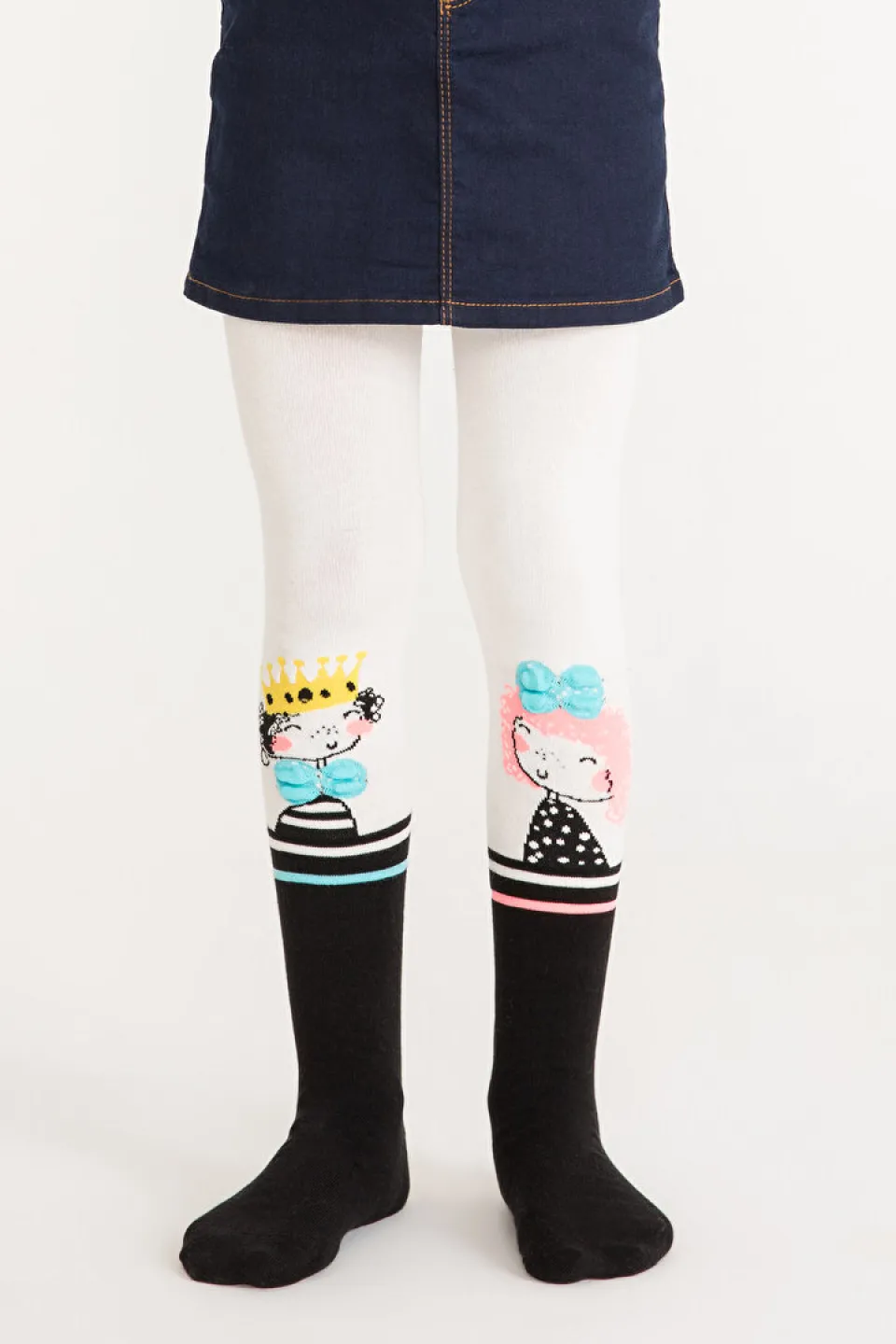 Dres fetițe Penti Young ,,BOY GIRL'', bumbac- mat, opac, alb - 1