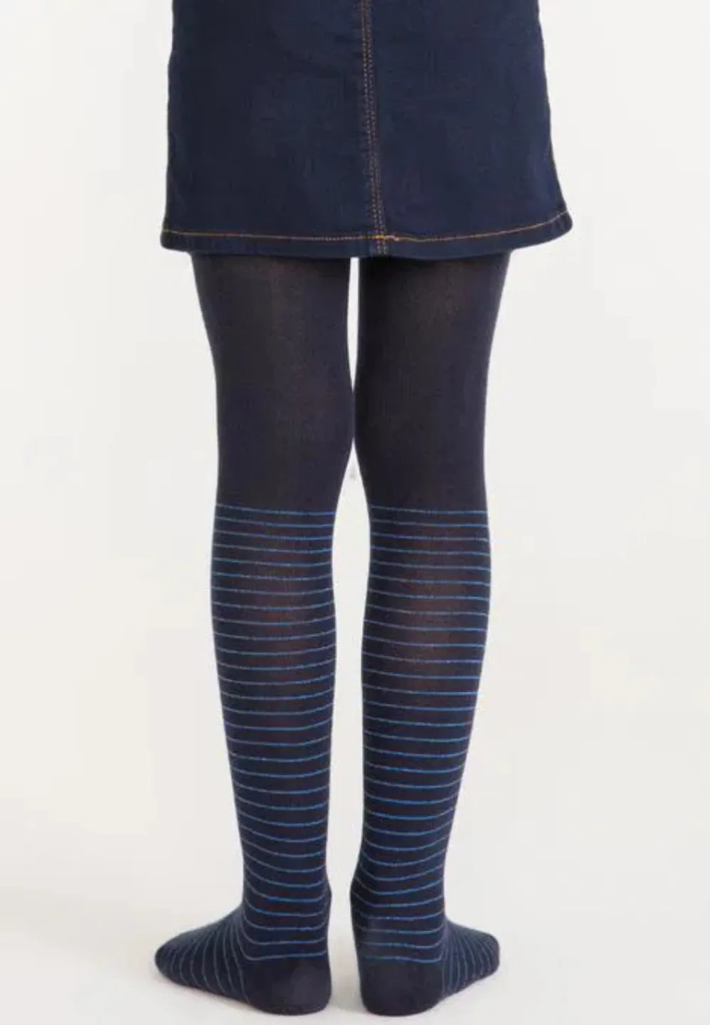 Dres fetițe Penti Young ,,Crystal'', bumbac- imprimeu dungi, bleumarin - 1