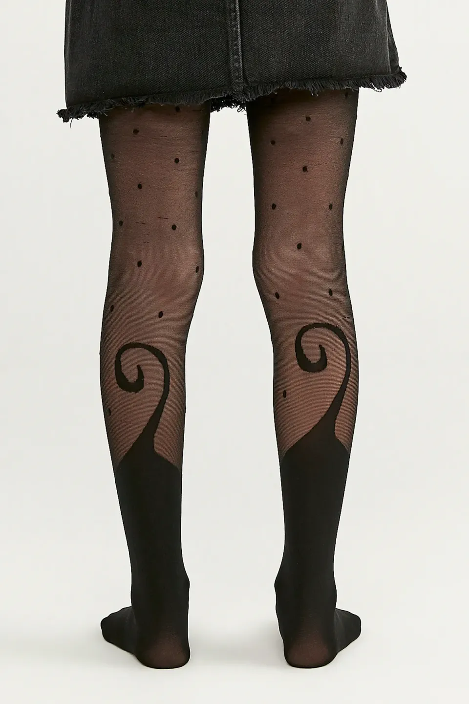 Dres fetițe Penti Young ,,Cute Cat" 30 DEN- imprimeu pisicuță, culoare negru - 2