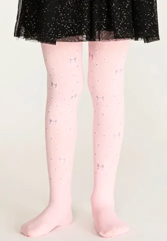 Dres fetițe Penti Young „Dot Bow”, 50 den- mat, roz