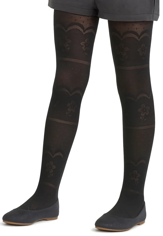 Dres fetițe Penti Young „Petunya", 30 den- negru