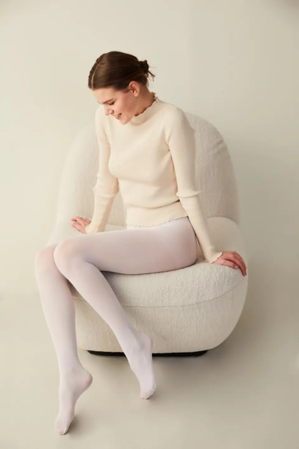 Dres Penti 40 DEN - Mat, Opac, Alb - 1