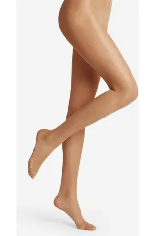 Dres Penti ,,Fit 15'' 15 DEN– fin si lucios, clin din bumbac, bej închis