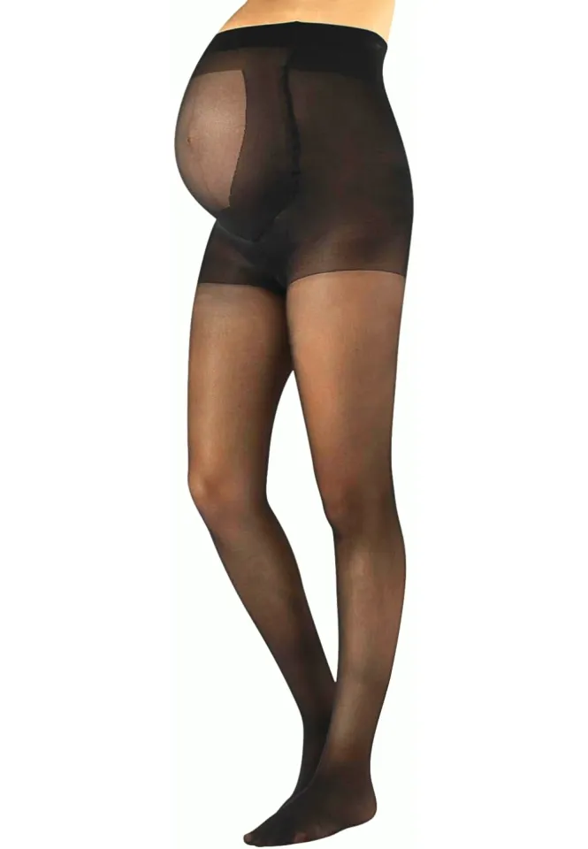 Dres Penti Gravide, 15 DEN, Mat- Culoare Castaniu