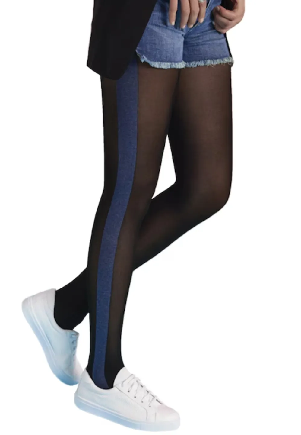 Dres Penti Lovely 40 DEN „Side''- Negru - 1