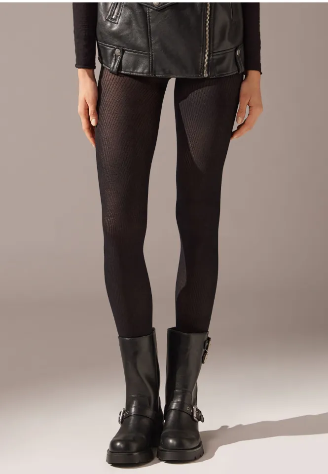 Dres Penti Lovely 50 DEN ,,Doris'' – Model Raiat, culoare negru