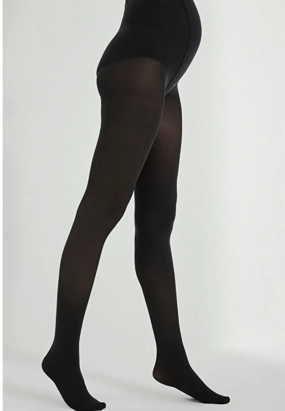 Dres Penti ,,Mama!'' 40 DEN pentru gravide –  Mat, Semi-Opac, Negru - 1