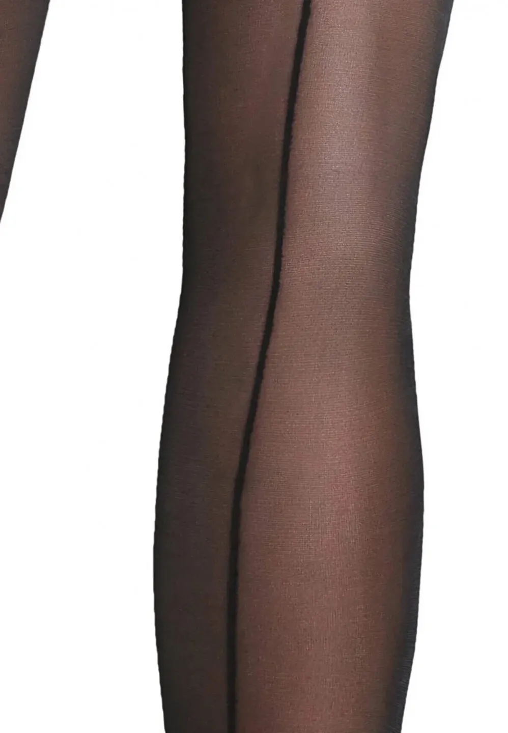 Dres Penti ,,Nostalji'' 20 DEN – cu dungă, mat și transparent,  culoare negru - 3