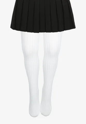 Dres pentru copii – alb cu dungi striate