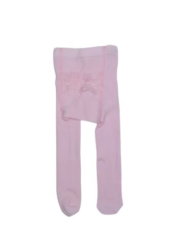 Dres pentru copii – roz, cu dantelă la spate hover