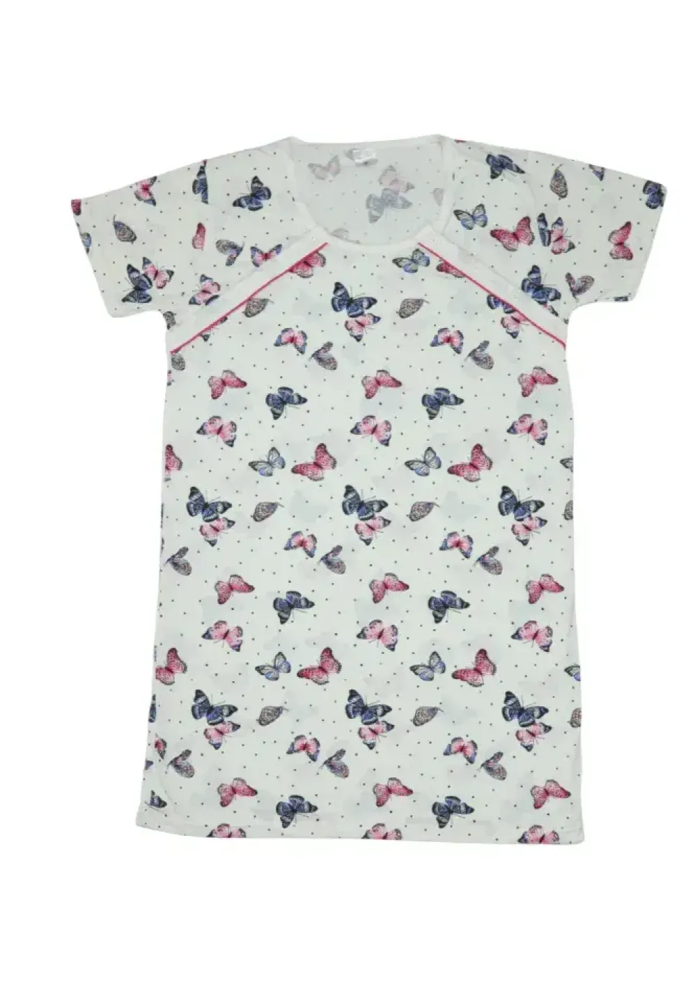 Cămașă pentru alăptat, 100% bumbac, - 1