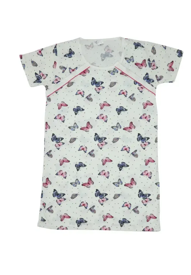 Cămașă pentru alăptat, 100% bumbac,