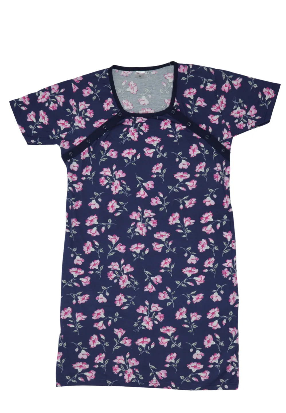 Cămașă pentru alăptat, 100% bumbac, - 1