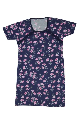 Cămașă pentru alăptat, 100% bumbac,