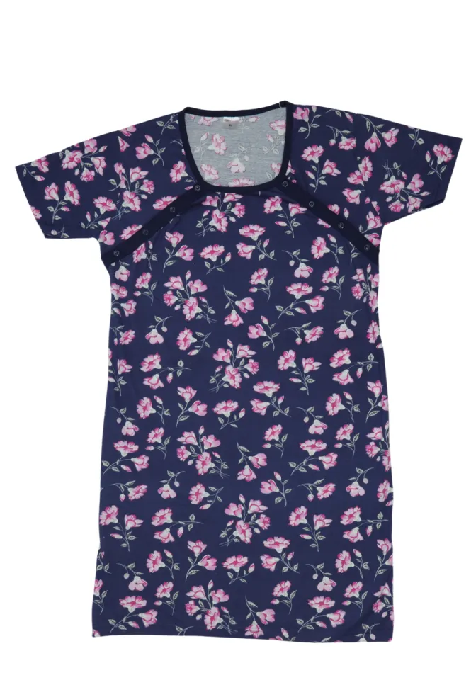 Cămașă pentru alăptat, 100% bumbac,