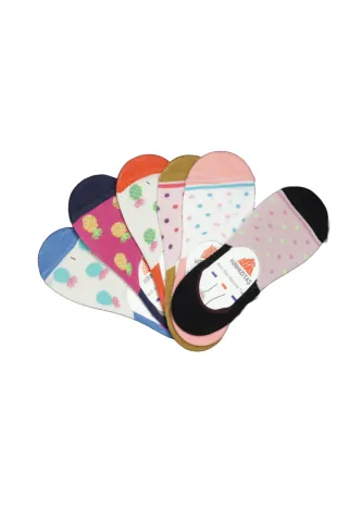 Set 6 perechi tălpici unisex – fără cusături, cu silicon la călcâi