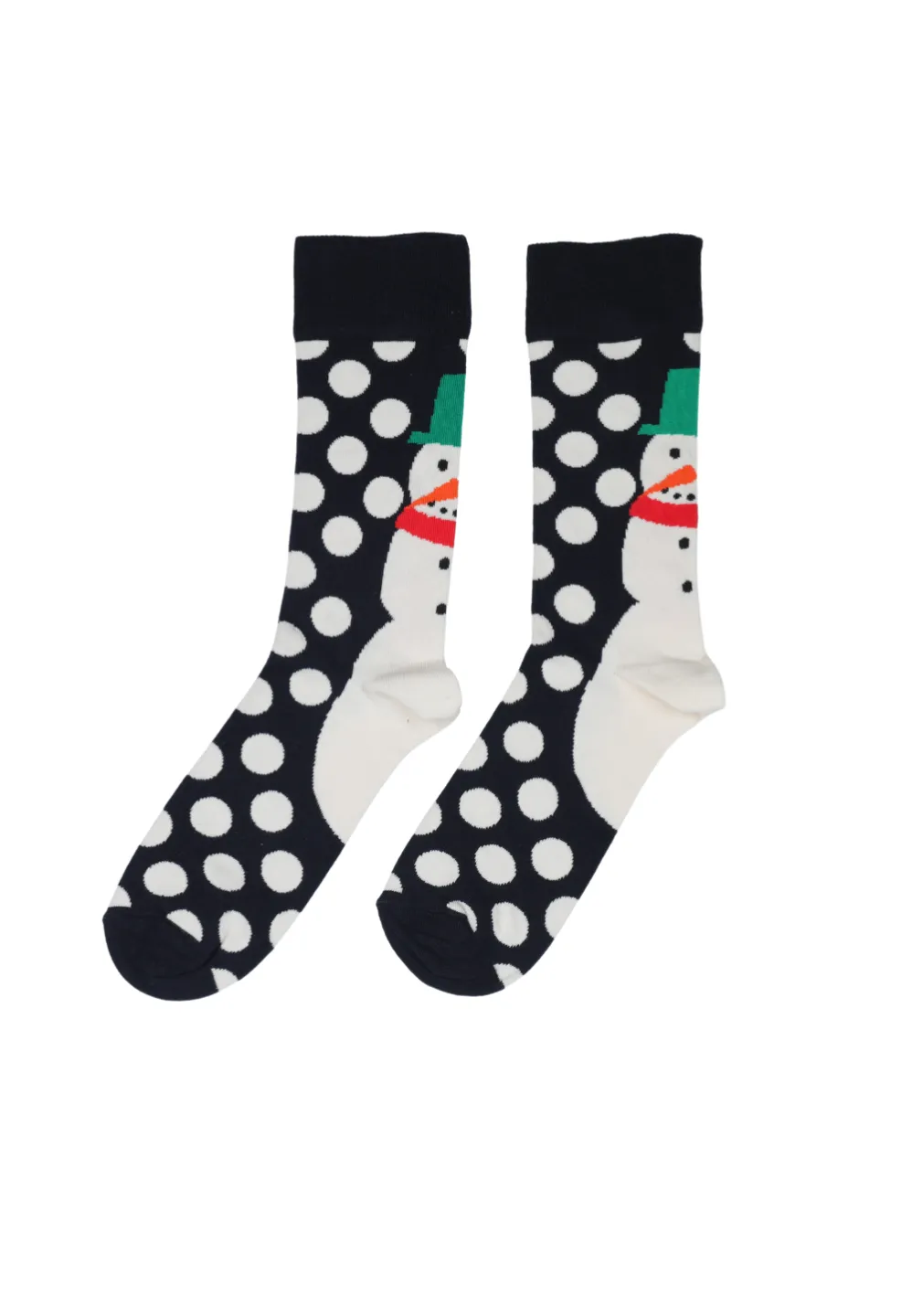 Șosete de Crăciun pentru bărbați – imprimeu om de zăpadă - 1