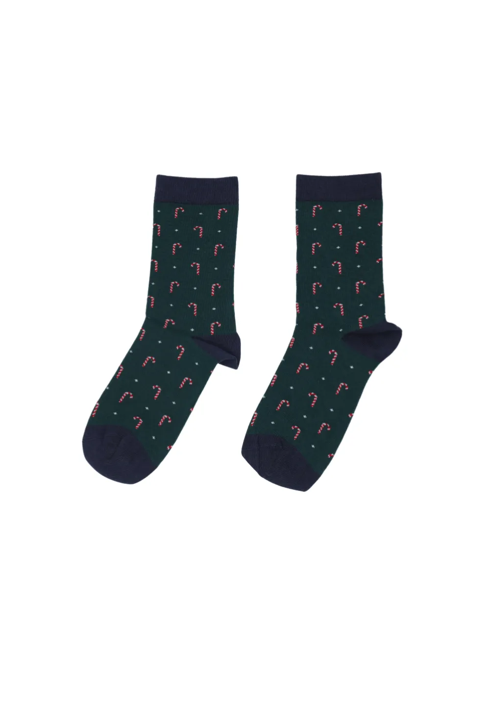 Șosete Damă Verzi cu Acadele de Crăciun - 1