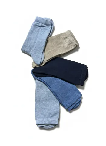 Set 5 șosete damă lungi, fără cusături, diverse modele și culori 04