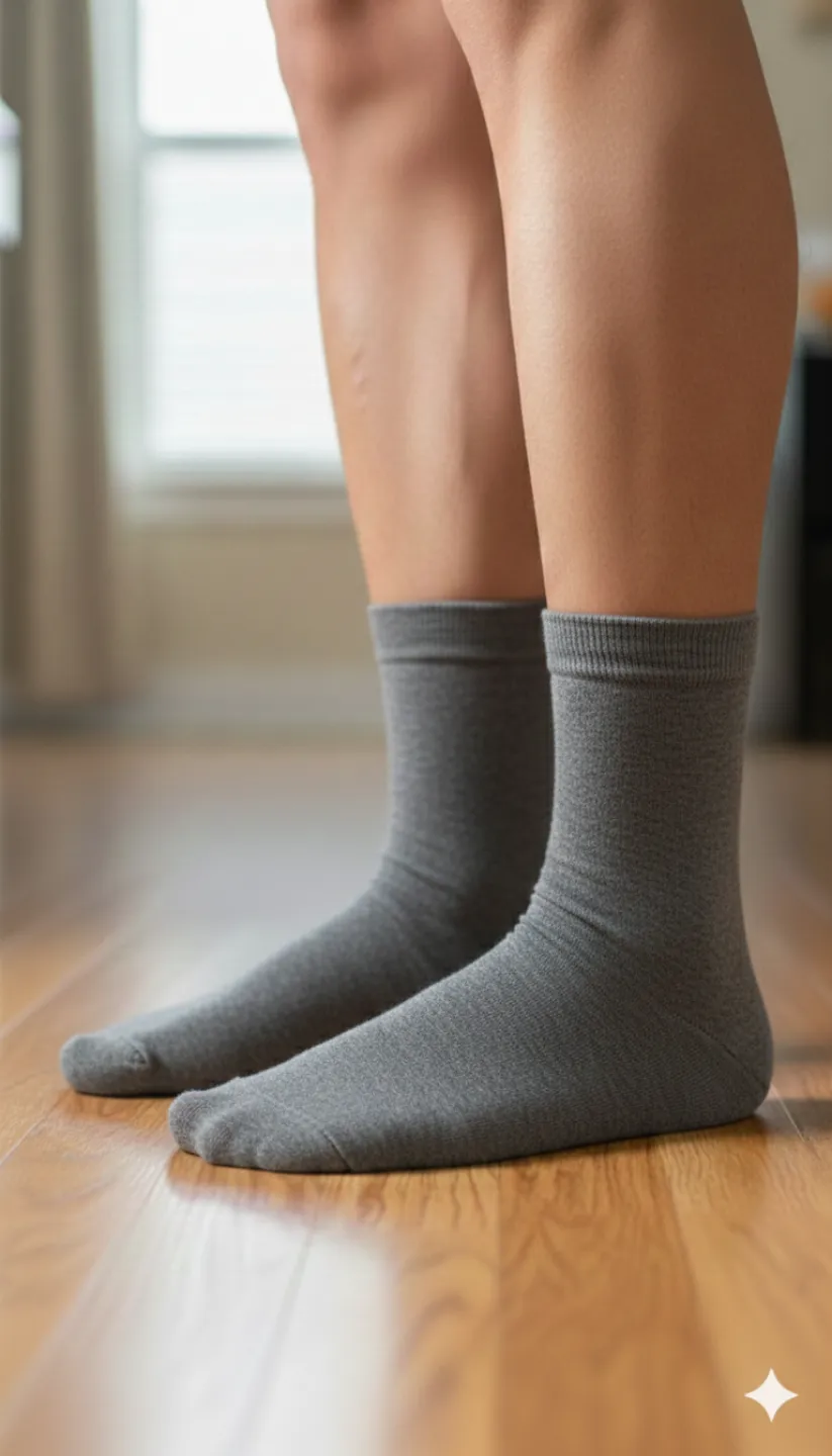 Set 5 șosete barbati  lungi, fără cusături, diverse modele și culori - 2