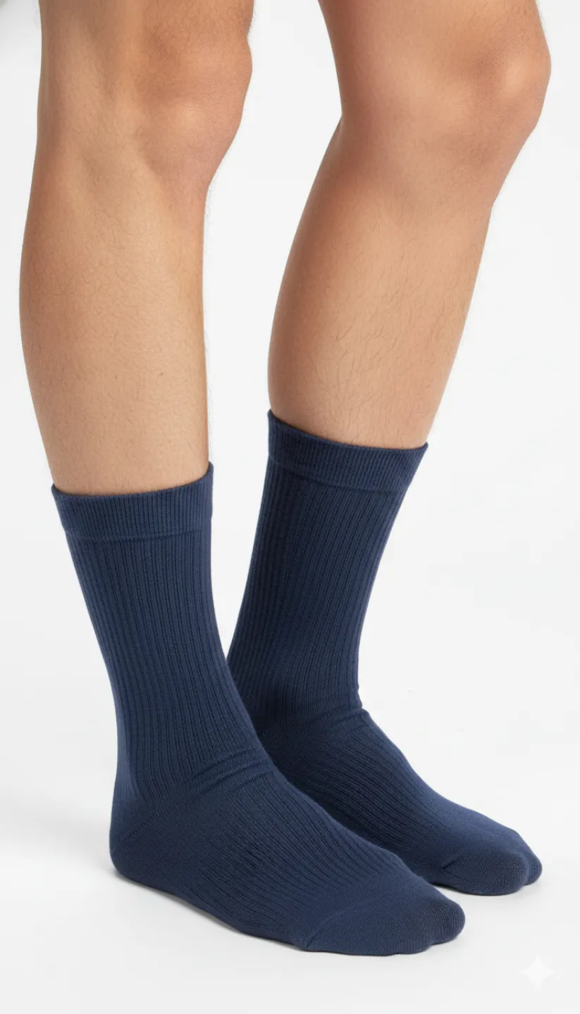 Set 5 șosete barbati  lungi, fără cusături, diverse modele și culori - 6