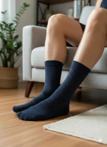 Set 5 șosete bărbați lungi, fără cusături, diverse modele și culori 026 hover