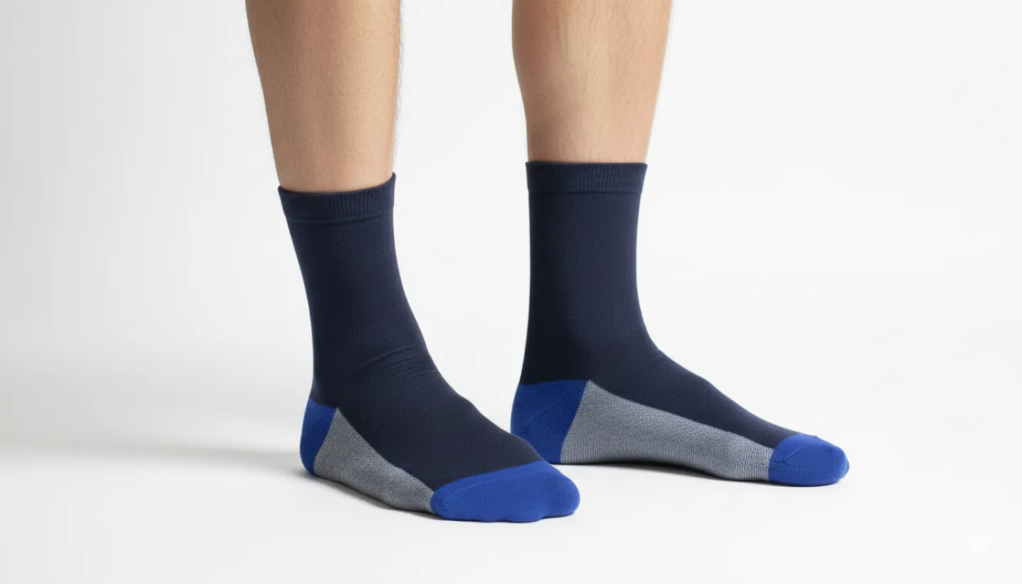 Set 5 șosete bărbați lungi, fără cusături, diverse modele și culori - 5