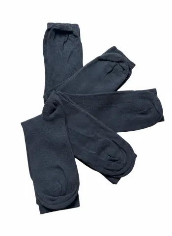Set 5 șosete bărbați lungi, fără cusături, negre