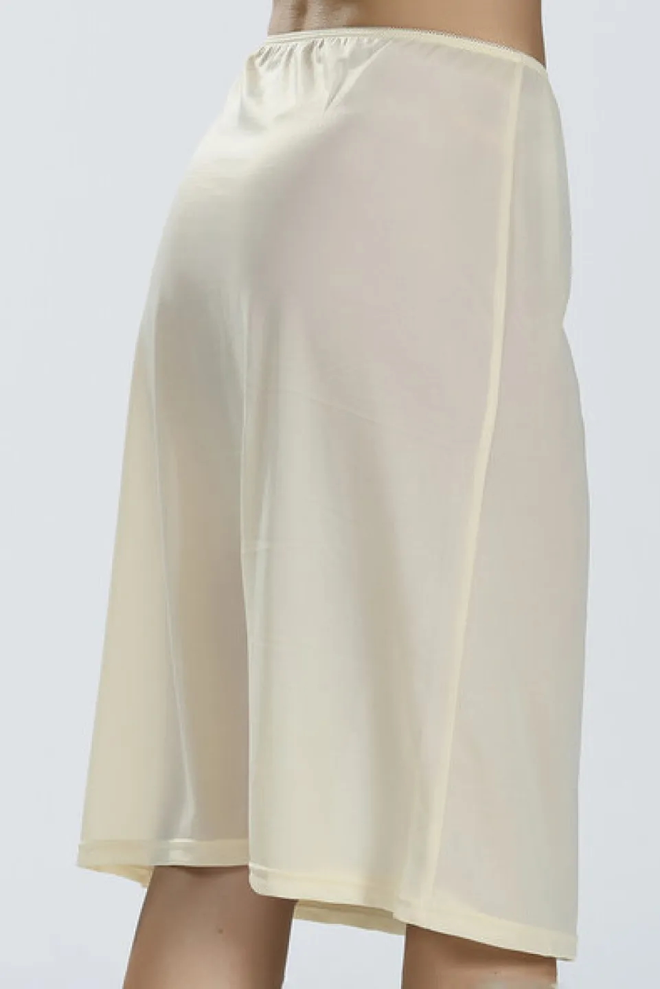 Jupa damă sub genunchi, culoare bej - 2