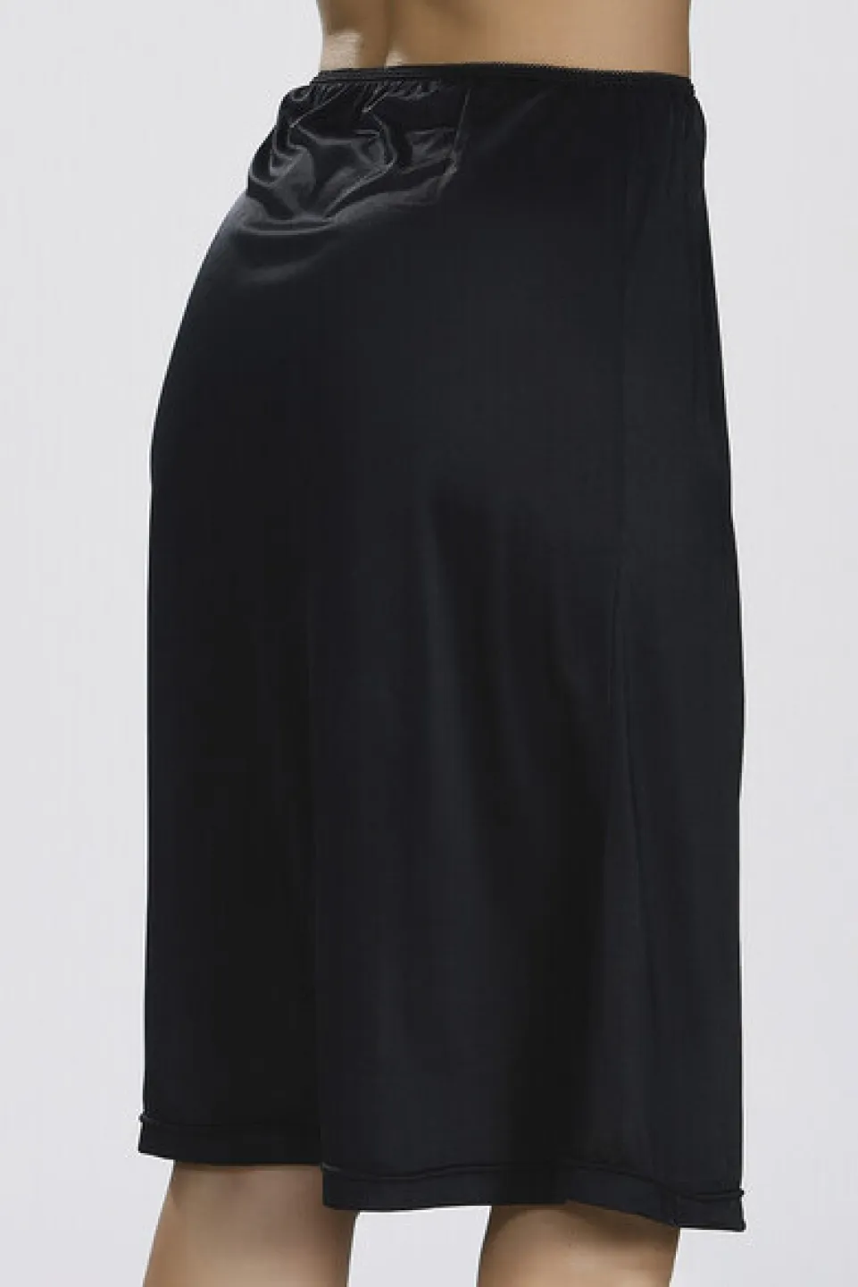 Jupa damă sub genunchi, culoare negru - 2