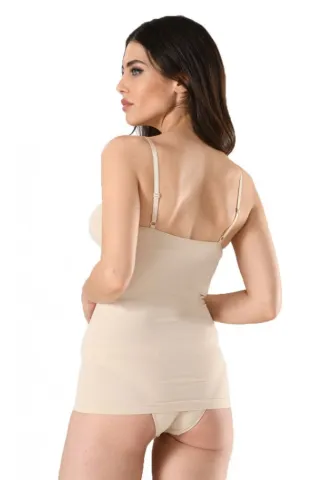 Maiou modelator pentru alaptat, material lejer si moale, culoare bej hover