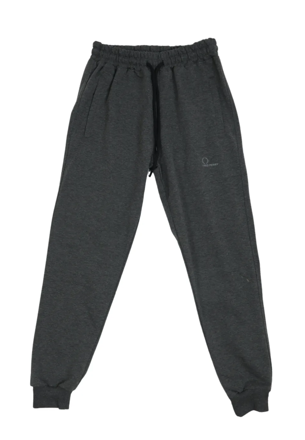 Pantaloni de trening damă gri închis cu imprimeu „Fred Perry” - 1