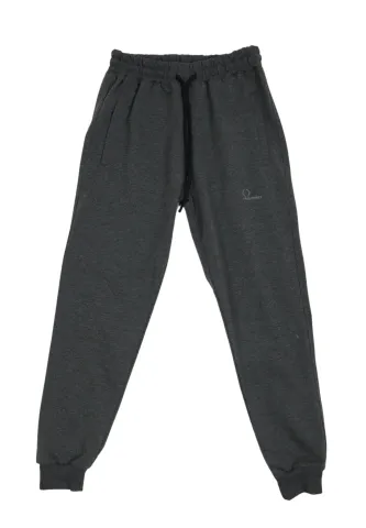 Pantaloni de trening damă gri închis cu imprimeu „Fred Perry”