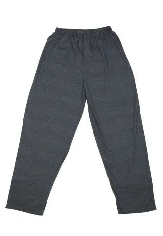 Pantaloni lungi de pijama bărbătești cu elastic în talie, culoare gri