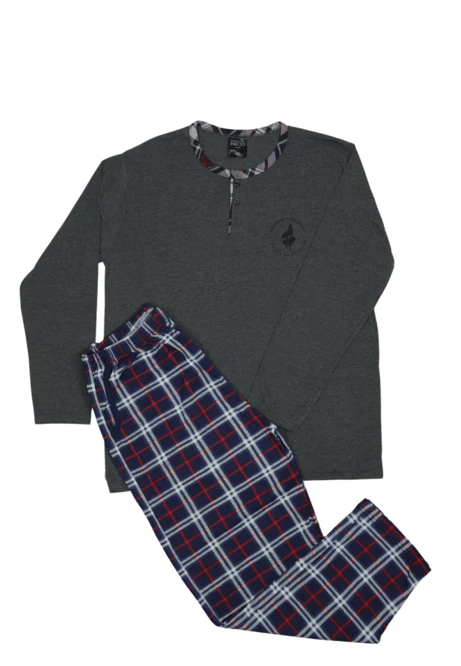 Pijama Bărbat, Mâneci Lungi și Pantaloni Lungi