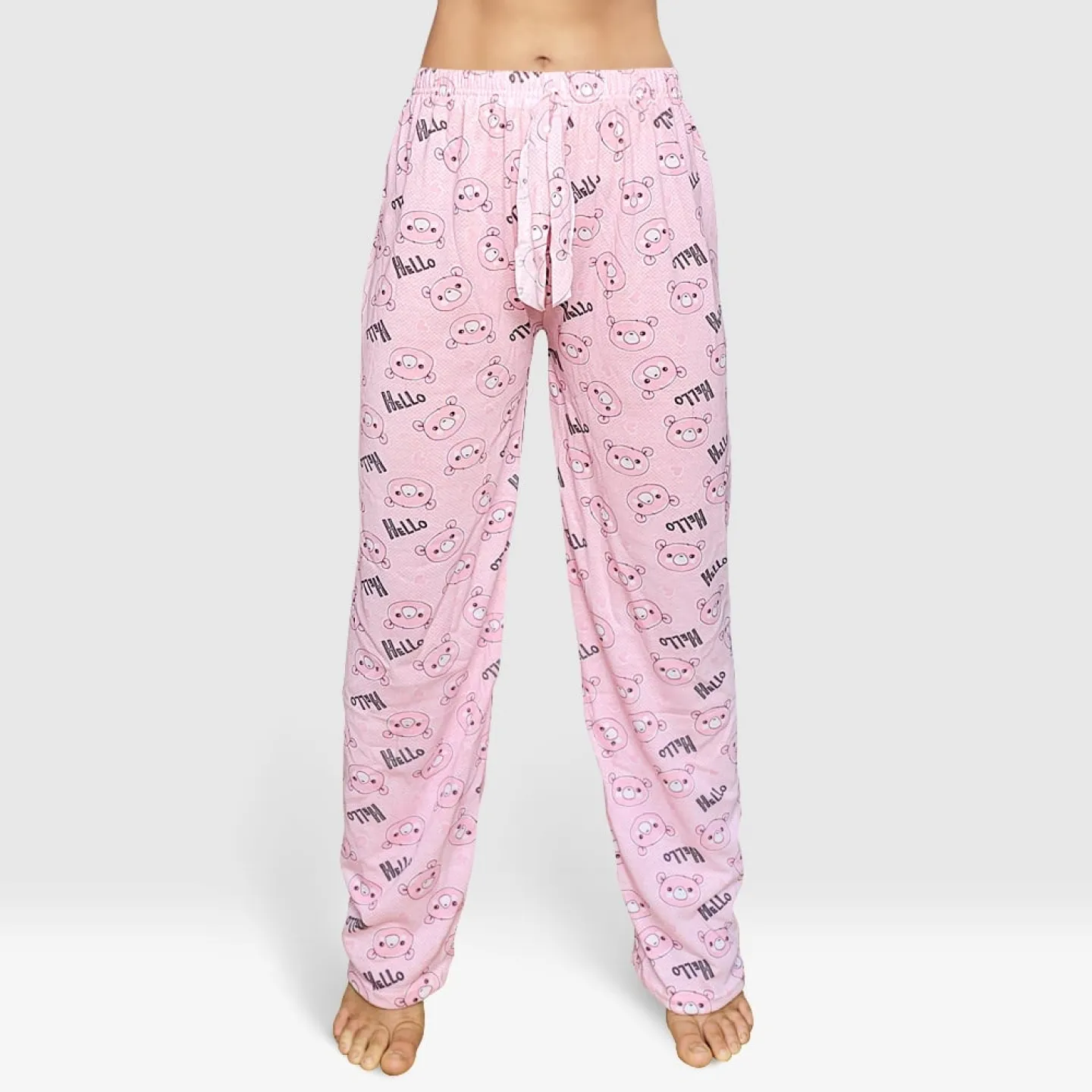 Pantaloni Damă Pijama Model 'Hello Little Bear' - 1